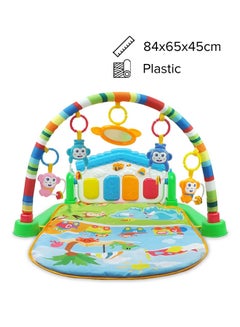 HUANGER 3-In-1 Educational Playful Carpet Gym With Toys Assorted Made Of Non Toxic Materials 84x64x44cm  - Image 2