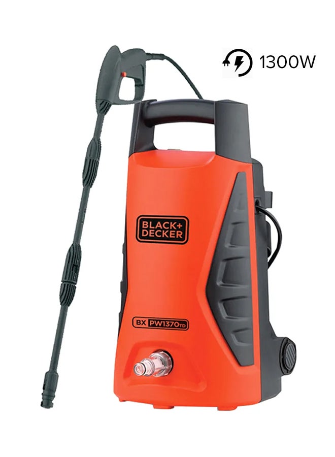 BLACK+DECKER - Pressure Washer High Performance With TSS And Lock System Ideal For Home, Garden And Car 100 Bar 1300W PW1370TD-B5 Orange/Black - Image 1