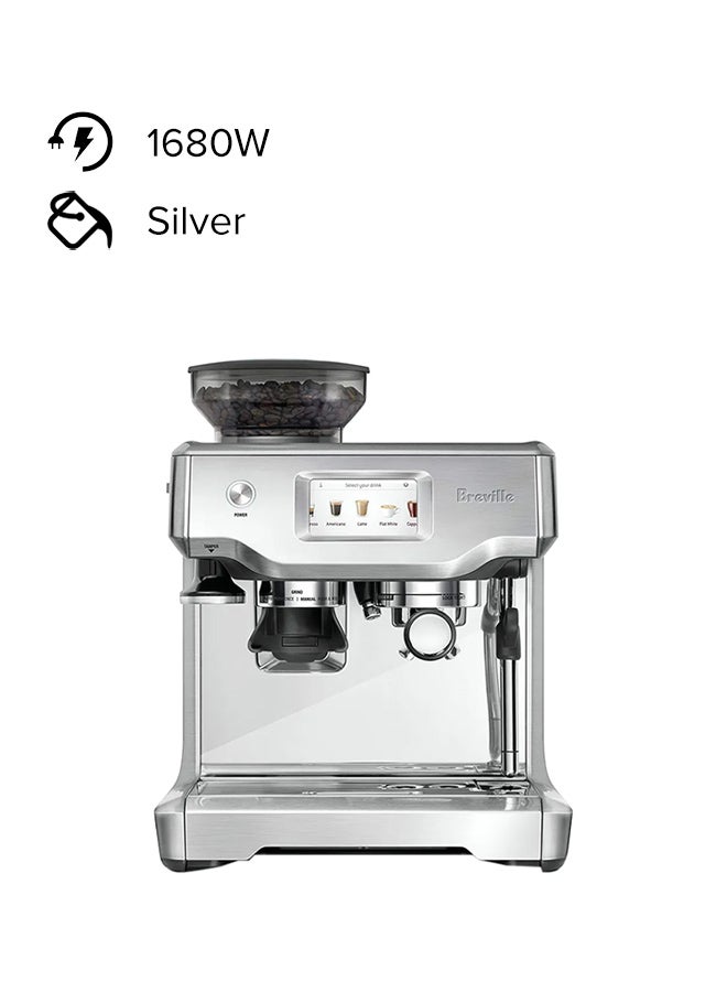 بريفيل - ماكينة أوتوماتيكية لصنع إسبرسو باريستا تاتش 2 L 1680 W BES880 فضي - Image 1