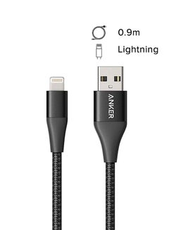 Anker Powerline+ II, USB A to Lightning Cable,MFi Certified for Flawless Compatibility with iPhone 14/13/12/11 Series SE/Xs/XR, and More(3FT) Black  - Image 2