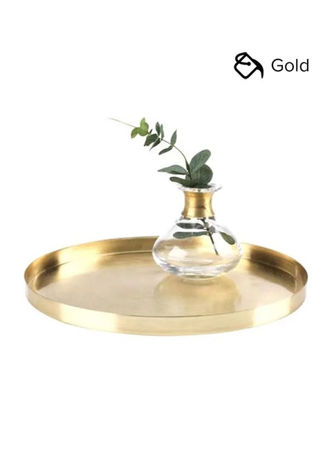 Frits Steel Tray For Decoration Gold