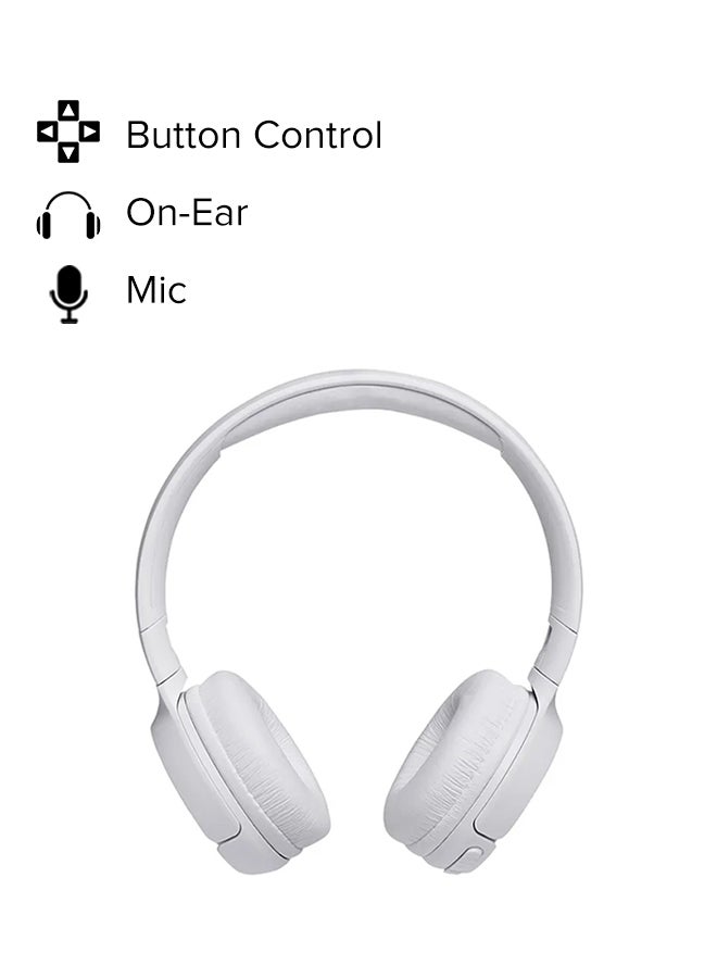 JBL - Tune 500BT Wireless On-Ear Headphones White - Image 1