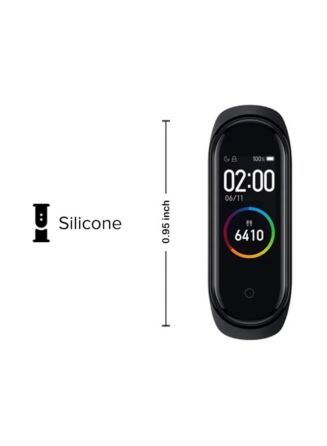 Xiaomi - 125.0 mAh Mi Band 4 Waterproof Fitness Tracker Global Version Black - Image 1