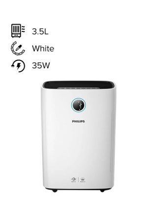 Air Purifier 2 in 1 [Purifier + Humidifier] High Performance for Rooms Size of 85 m² Removes House Dust/Aerosols And Uncomfortable Smell - Series 2000i AC2729/90 White - v1635188587/N27054888A_1