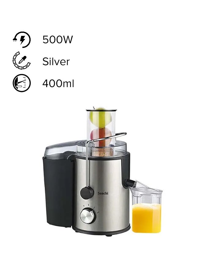 ساتشي - ماكينة عصر مع إناء 400 ml 500 W NL-JU-4067 فضي - Image 1