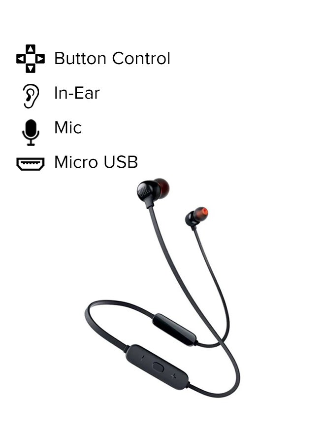 JBL - Tune 115bt Wireless In-Ear Headphones Black - Image 1