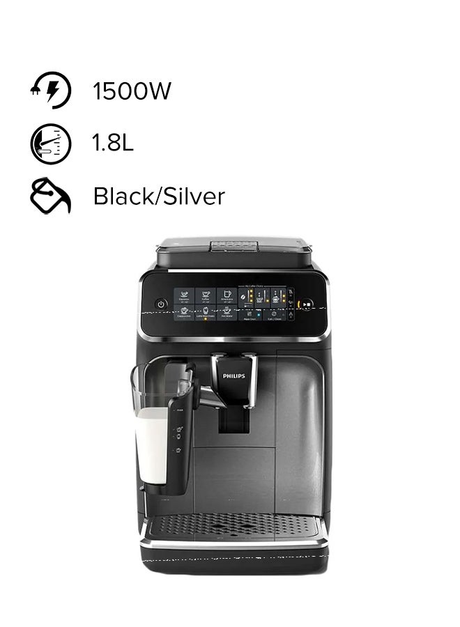 Philips Series 3200 Fully Automatic Espresso Machine, 15 Bar 1.8 L 1500 W EP3246/70/73 Black/Silver 