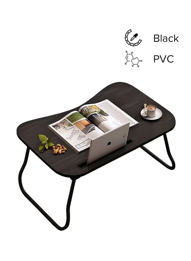 Multifunctional Foldable Laptop Desk Black 52.6x30x22.8cm