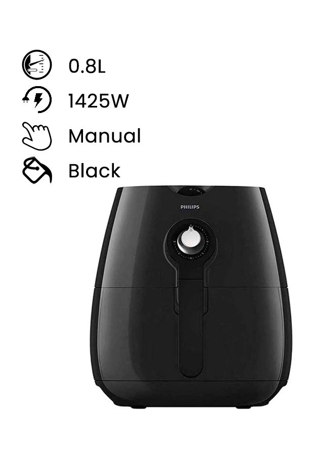 Philips - Daily Collection Airfryer 0.8 L 1425 W HD9218/51 Black - Image 1