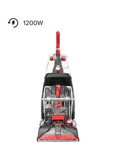 Elite Carpet Washer Vacuum Cleaner 3.5 L 1200 W CWGDH012 Black/Red/Clear