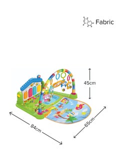HUANGER Multi Function Decorated With Beautiful Designs Piano Fitness Play Mat With Music And Light 84x65x45cm  - Image 2