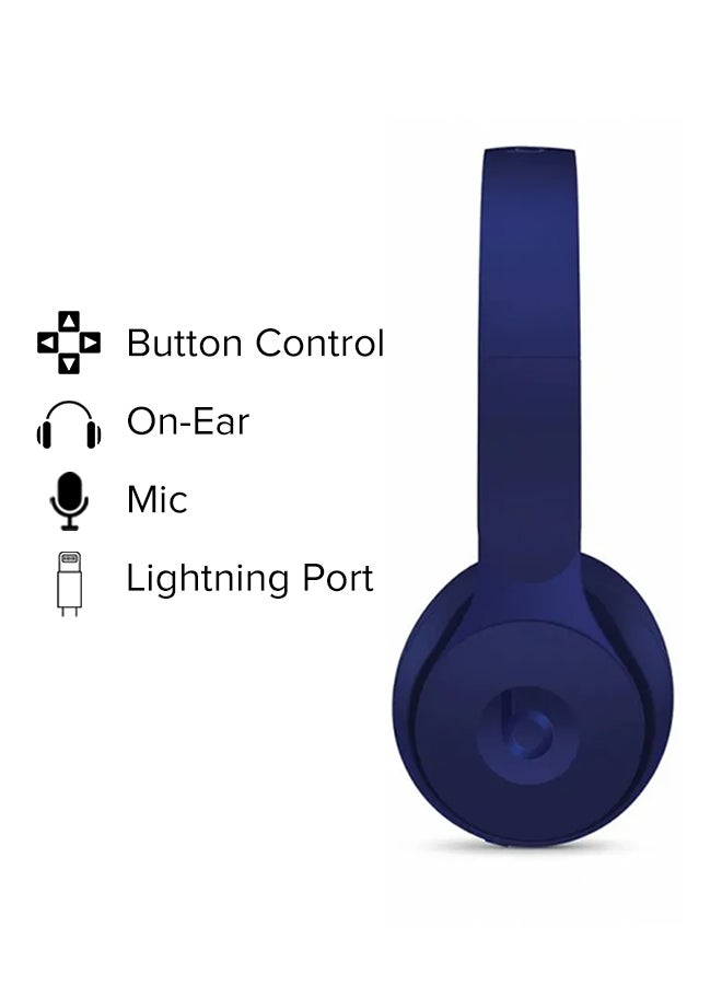 beats - Solo Pro Bluetooth On-Ear Headphones Dark Blue - Image 1
