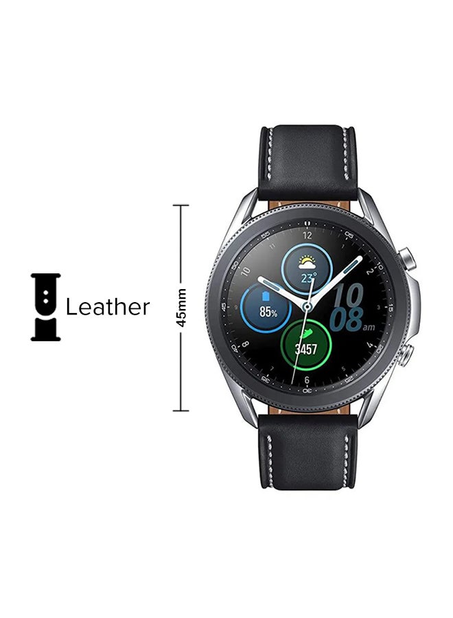 Samsung - Galaxy Watch 3 45mm Mystic Silver - Image 1