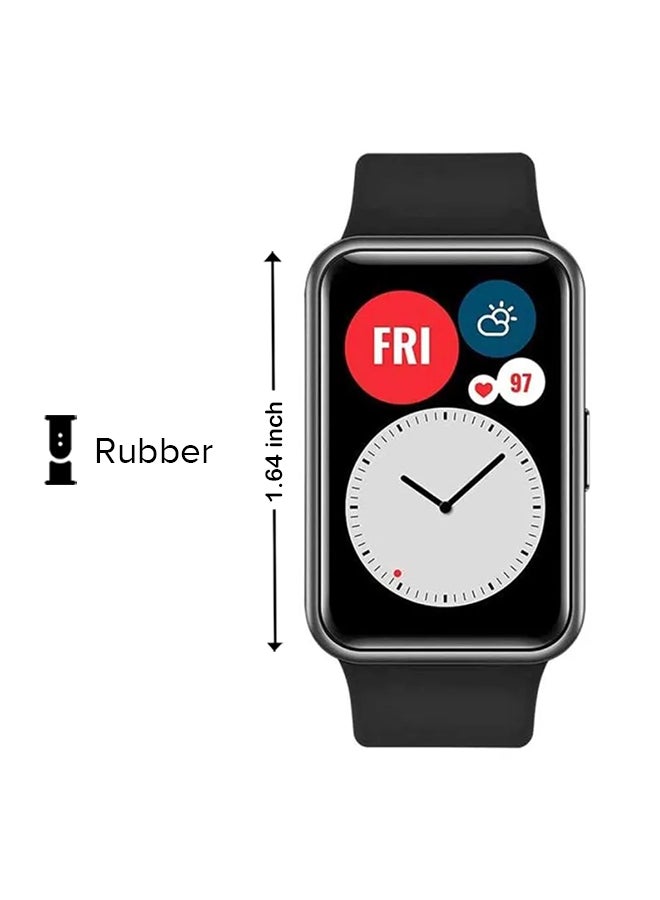 HUAWEI - Watch FIT 1.64 inch Amoled Display Touchscreen Waterproof Smart Watch, Graphite Black - Image 1