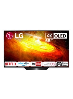 OLED TV 65 Inch BX Series Cinema Screen Design 4K HDR WebOS Smart With ThinQ AI Pixel Dimming OLED65BXPVA Black