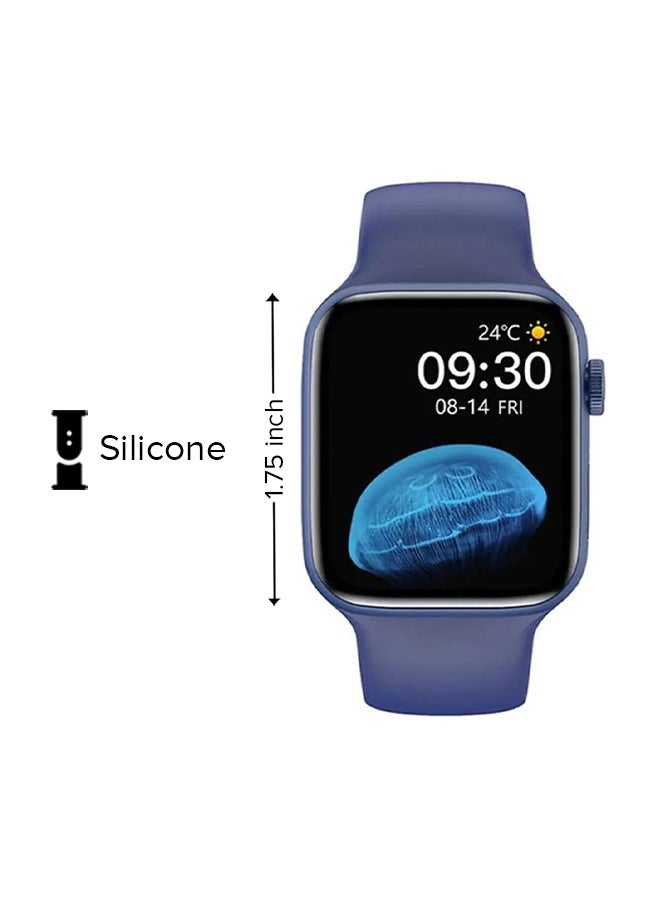 BSNL - 180 mAh HW22 1.75-inch Full Screen Series 6 Smart Watch With Space Aluminum Case Blue - Image 1