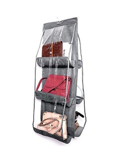 Generic Hanging Purse Organizer For Closet Clear Handbag Organizer For Purses Multicolour  - Image 1