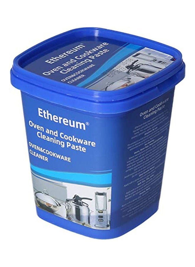 Oven And Cookware Cleaning Paste Kitchen Ware Cooking Utensil Powerful Cleaner Grease Stain Rust Remover Blue 8.5cm  - Image 1