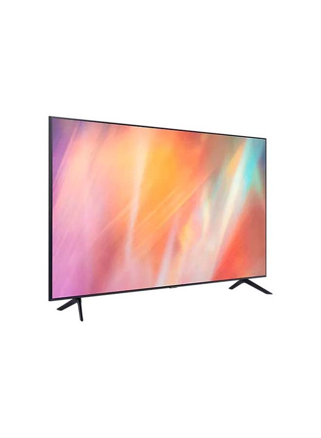 Samsung - Samsung 58 Inch LED TV UHD 4K Processor Slim look PQI 2000 HDR, 60 Hz Refresh rates 10+ Mega Contrast UHD Dimming Pure Color Built in Receiver (2021 Model) UA58AU7000UXUM Black - Image 1