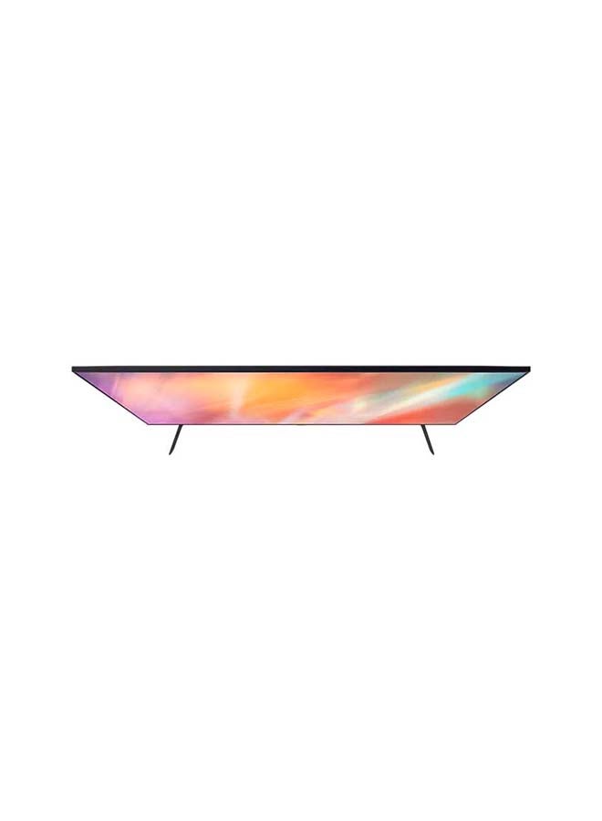 Samsung - Samsung 58 Inch LED TV UHD 4K Processor Slim look PQI 2000 HDR, 60 Hz Refresh rates 10+ Mega Contrast UHD Dimming Pure Color Built in Receiver (2021 Model) UA58AU7000UXUM Black - Image 1