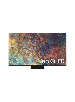 SAMSUNG 65-Inch Class Neo QLED QN90A Series - 4K UHD Quantum HDR 32x Smart TV with Alexa Built-in Receiver ( 2021 Model) QA65QN90AAUXUM Grey