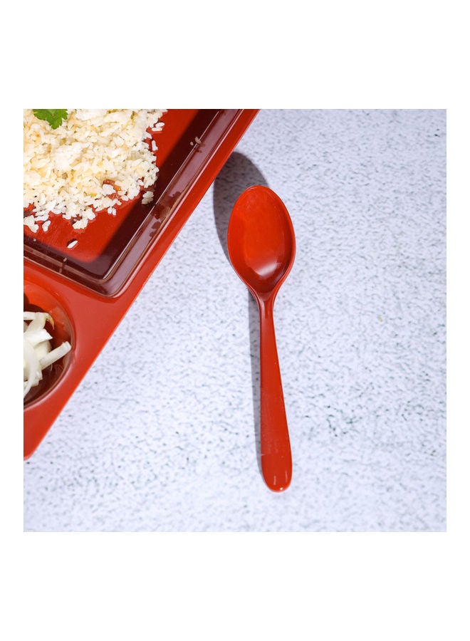 DELCASA Melamine Spoon Red 17.7x3.7x2.6cm  - Image 5