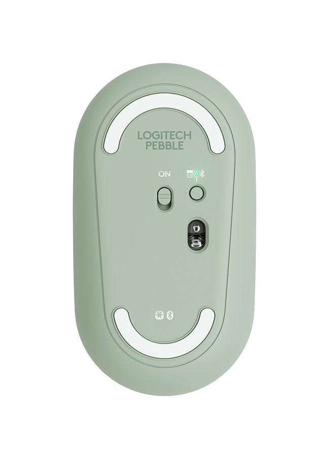 Logitech Mouse Pebble M350  RF BT Eucalyptus Green - Image 3