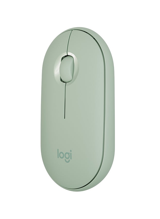 Logitech Mouse Pebble M350  RF BT Eucalyptus Green - Image 4