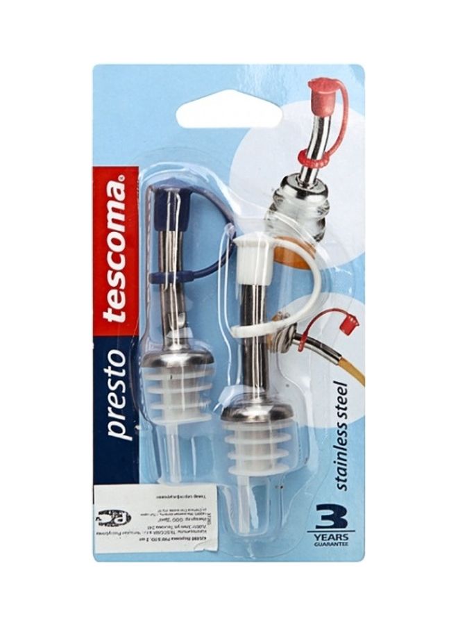 tescoma 2-Piece Stainless Steel Bottle Spout Multicolour 15x8.5x3cm  - Image 2