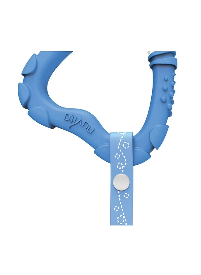 Nuvita - Pacifier Holder With Snap Fastener - Blue - Image 1