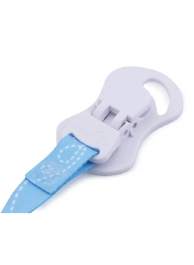 Nuvita - Pacifier Holder With Snap Fastener - Blue - Image 1