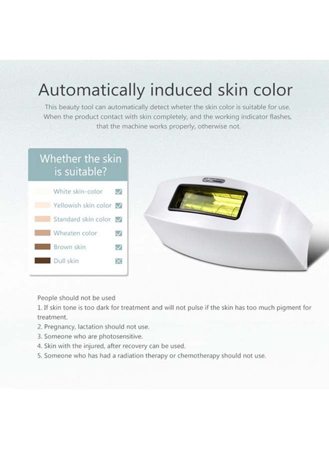 KM-6812 Photonic Laser Permanent Hair Remover White/Black