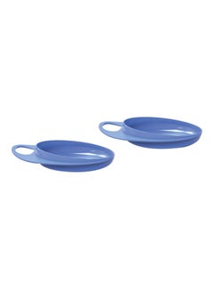 Nuvita 2-Piece Easy Eating Small Bowl Dish - Blue  - Image 3