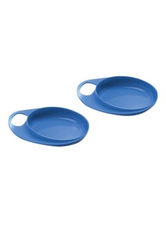 Nuvita 2-Piece Easy Eating Small Bowl Dish - Blue  - Image 4