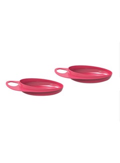 Nuvita 2-Piece Easy Eating Small Bowl Dish - Pink  - Image 3