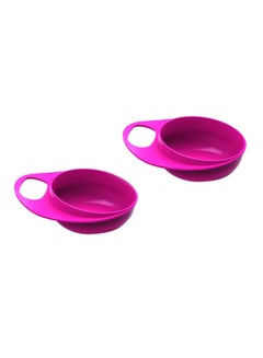 Nuvita 2-Piece Easy Eating Small Bowl Dish - Pink  - Image 4