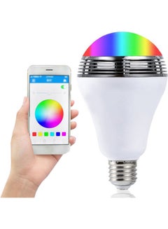 Intelligent Adjustable Timing Function Music Playing BT Light Bulb Multicolour 14.80X8.20X8.50cm