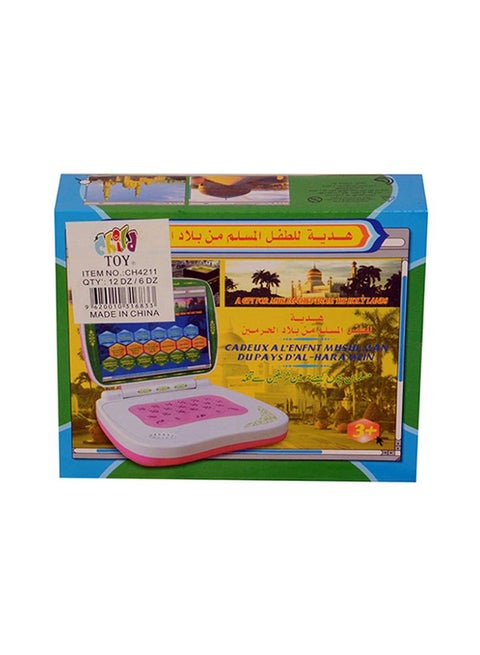 Educational And Learning Electronic Laptop Toy Ch4211-Mix Lcd Screen Multicolored