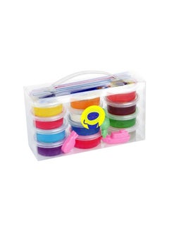 12-Piece Colorful Slime Set Stress Reliever Less Sticky Environment Friendly