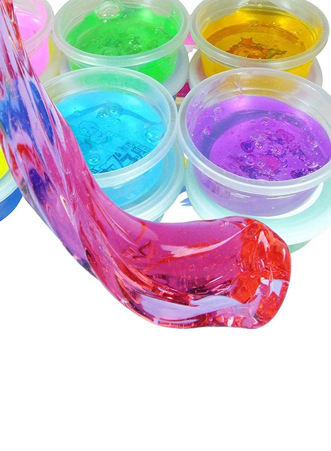 Generic - 12-Piece Colorful Slime Set Stress Reliever Less Sticky Environment Friendly - Image 1