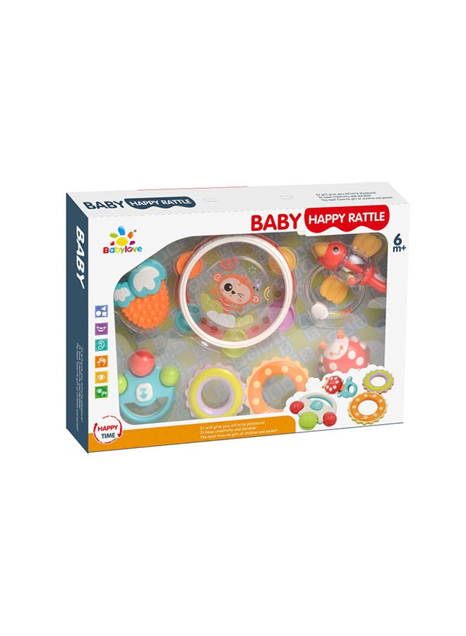 Baby love 7-Piece Baby Rattle Set Colorful And Comfortable To Play Durable And Sturdy  - Image 2
