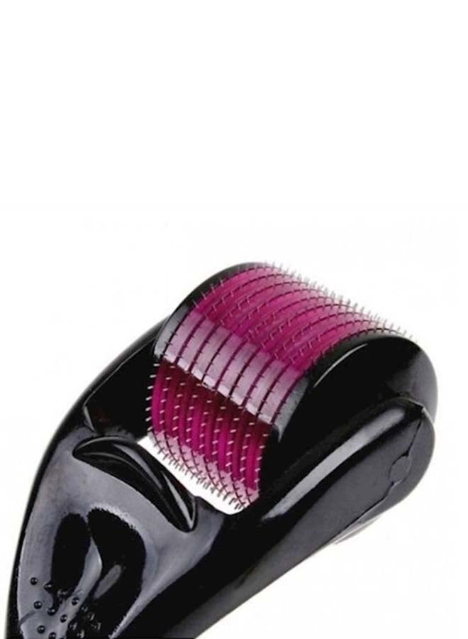 Generic - Anngrowy 540 Titanium Micro Needle 0.5mm Derma Roller Black/Pink - Image 1