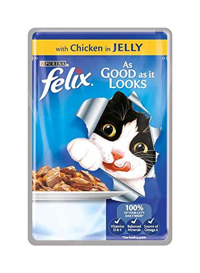 Felix Soft Food Chicken Multicolour 85grams