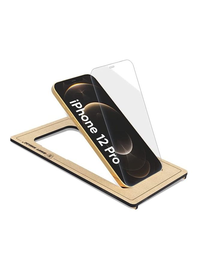 SWIFT SHIELDZ Unbreakable Hybrid Glass Screen Protector for iPhone 12 Pro Transparent  - Image 1