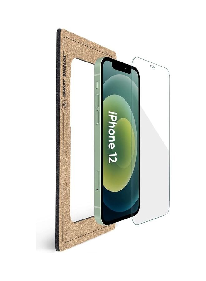 SWIFT SHIELDZ Unbreakable Hybrid Glass Screen Protector for iPhone 12 Transparent  - Image 1