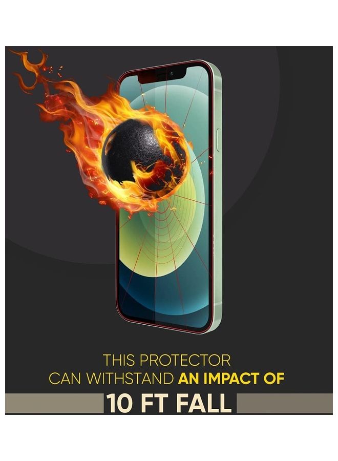 SWIFT SHIELDZ Unbreakable Hybrid Glass Screen Protector for iPhone 12 Transparent  - Image 4