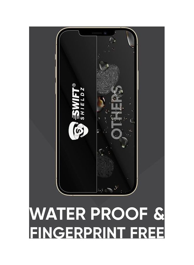 SWIFT SHIELDZ Unbreakable Hybrid Glass Screen Protector for iPhone 12 Pro Transparent  - Image 5