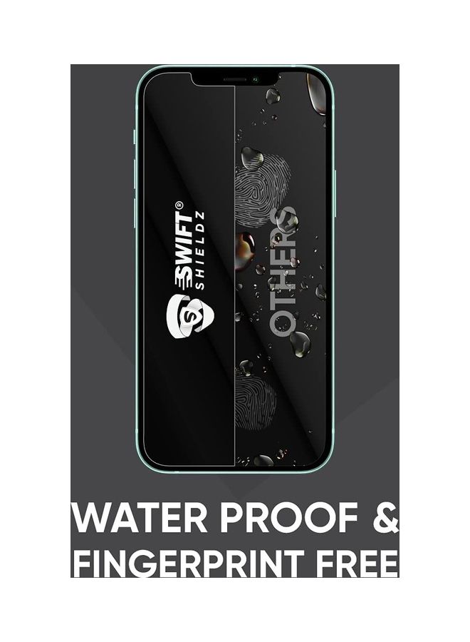 SWIFT SHIELDZ Unbreakable Hybrid Glass Screen Protector for iPhone 12 Transparent  - Image 5