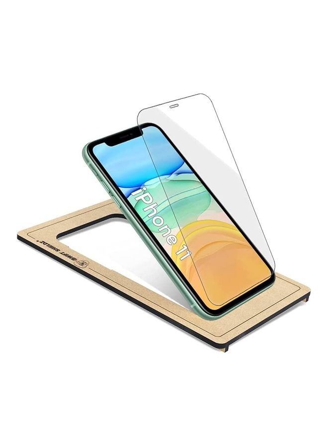 SWIFT SHIELDZ Unbreakable Hybrid Glass Screen Protector for iPhone 11 Transparent  - Image 1
