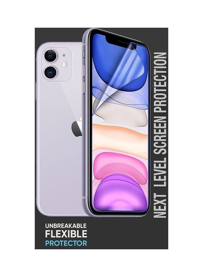 SWIFT SHIELDZ Unbreakable Hybrid Glass Screen Protector for iPhone 11 Transparent  - Image 2